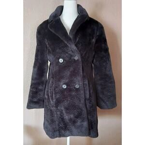 Vintage Womens The Limited Jacket Size 14 Peacoat Double Breasted